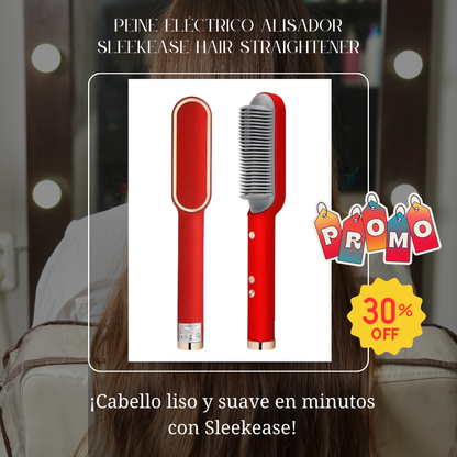 Peine Eléctrico Alisador - SleekEase Hair Straightener ™